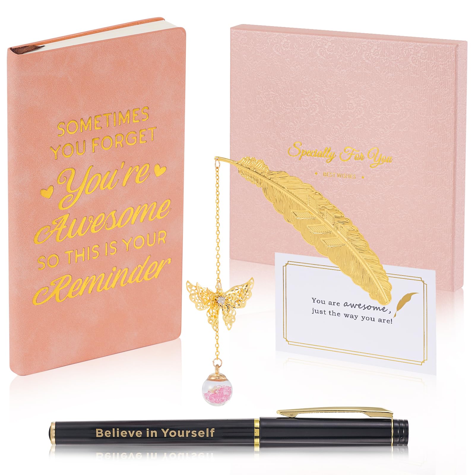 Friendship Gifts For Women, Inspirational Quote Notebook Gift, Best Friend Motivational Gift, Spiritual Gifts For Women, Leaving Gifts Cheer Up Gifts Thank You Gifts For Family Friends Colleagues