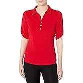 Cutter & Buck Women's Tri-Blend Stretch Jersey Elbow Sleeve Thrive Polo Shirt