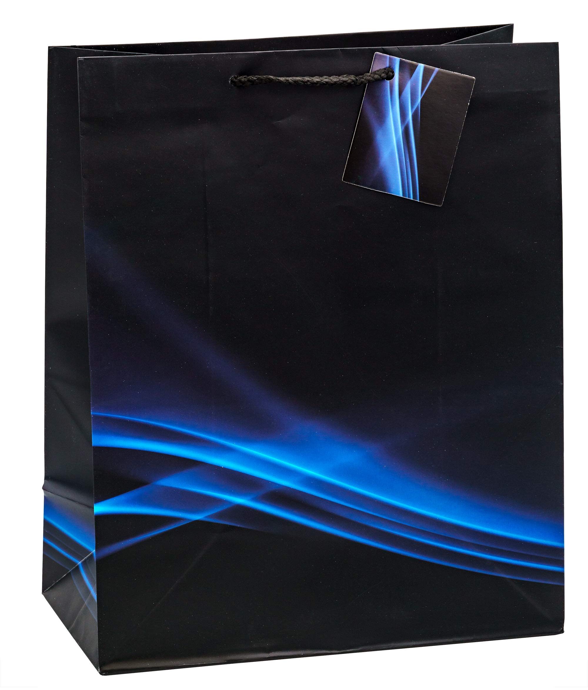 TSI 85313 Gift Bags Business Wave, Pack of 12, Size: Large (10 x 5.5 x 12.5 inch) — image 1