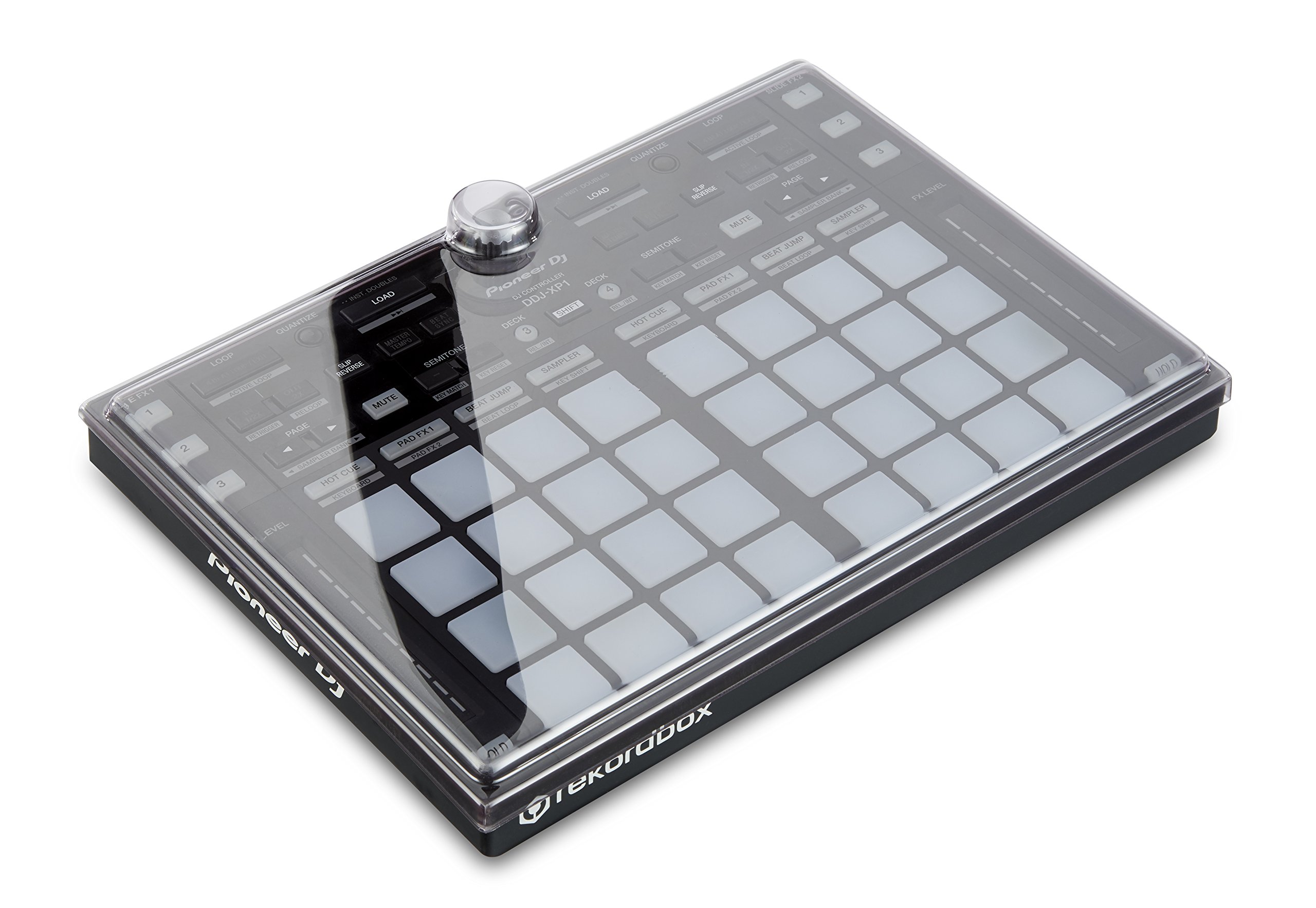 Decksaver Cover for Pioneer DDJ-XP1 & DDJ-XP2 - Super-Durable Polycarbonate Protective lid in Smoked Clear Colour, Made in The UK - The DJs' Choice for Unbeatable Protection