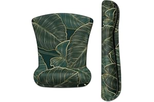 ITNRSIIET Mouse Pad Wrist Support Keyboard Wrist Rest Pad Ergonomic Mousepad Non-Slip Memory Foam Keyboard Pad Easy Typing Pa