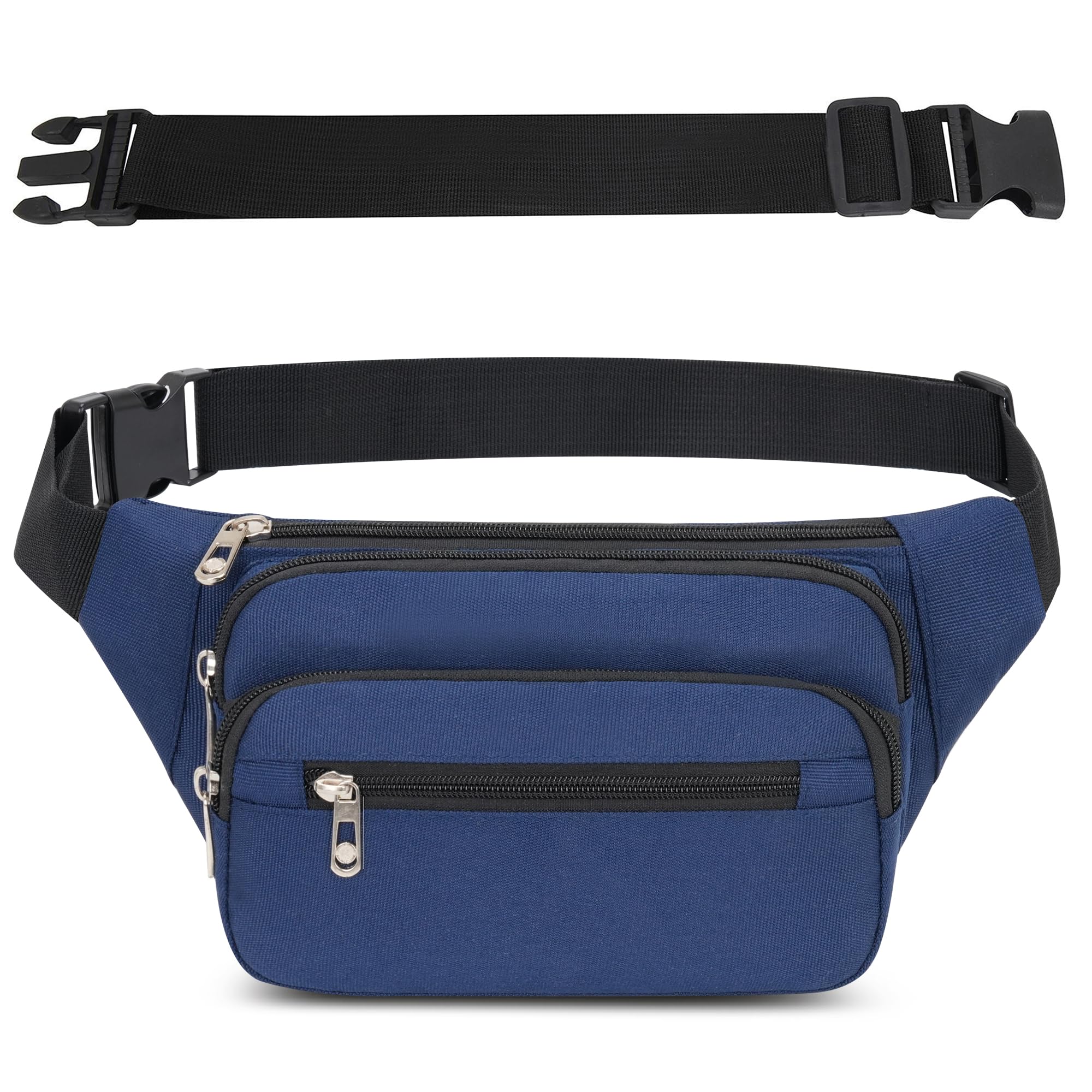 IHIGOGOFA Bumbags Waist Fanny Pack Fashion Bum Bag with 65cm Extended Belt for Dog Walking Climbing Hiking Travel Cycling Girls Ladies Men Women