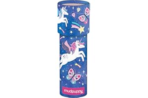 Mudpuppy Unicorn Magic Kaleidoscope – 6.5” Tall with 2.25” Diameter – Colorful Kaleidoscope for Kids with Colorful Artwork, Ideal for Ages 3-8 – Kids Toy Made of Matte-Finish Board Material