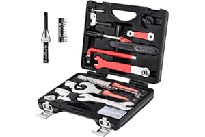 BIKE HAND BikeHand Bike Bicycle Repair Tool Kit Set - Great Bike Maintenance Tools for Mountain & Road Bike - Bike Tools Kit Set in a Neat Storage Case