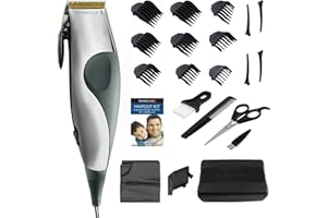 Remington Hair Cutting Kit, Stainless Steel Blades for Precise, Cleaner Haircuts, HC2000CDN/3