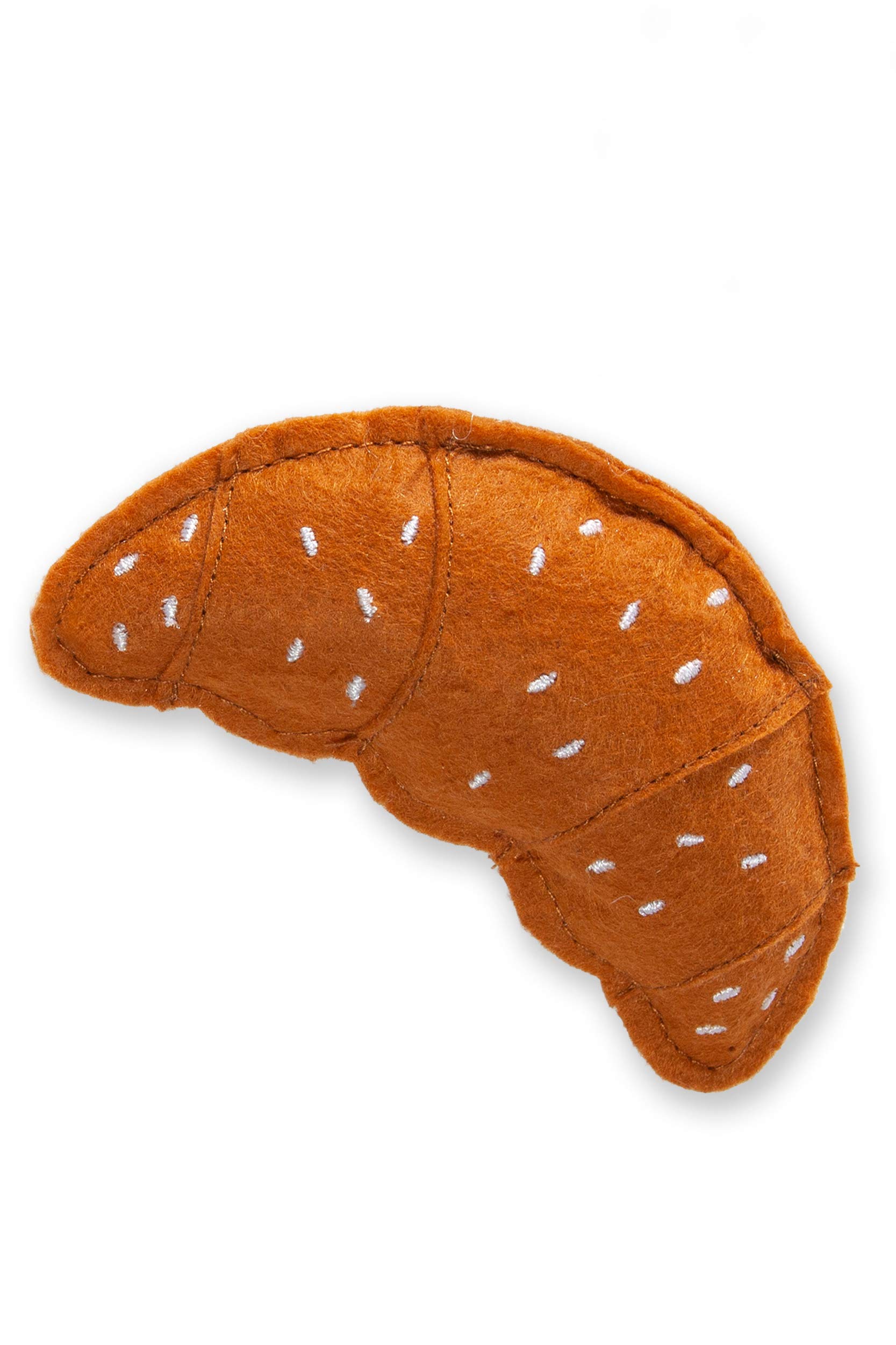 Karlie 521596 Cat Toy Textile Brown Croissant 10.5 cm