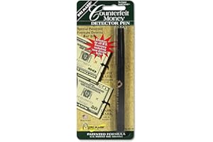 Dri Mark Counterfeit Bill Detector Marker Pen, Made in The USA, 3 Times More Ink, Pocket Size, Fake Money Checker - Money Loss Prevention Tester & Fraud Protection for U.S. Currency (Pack of 1)