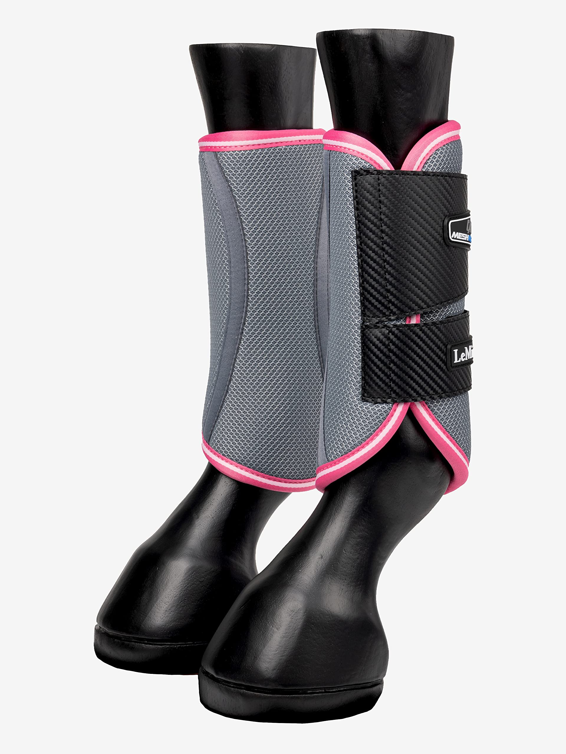 LeMieux Carbon Mesh Wrap Support Horse Boots - Protective Gear and Training Equipment - Equine Boots, Wraps & Accessories (Watermelon - XLarge)