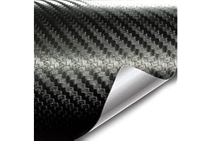 Black 3D Carbon Fiber Vinyl Wrap Roll with VViViD XPO Air Release Technology - 1ft x 5ft