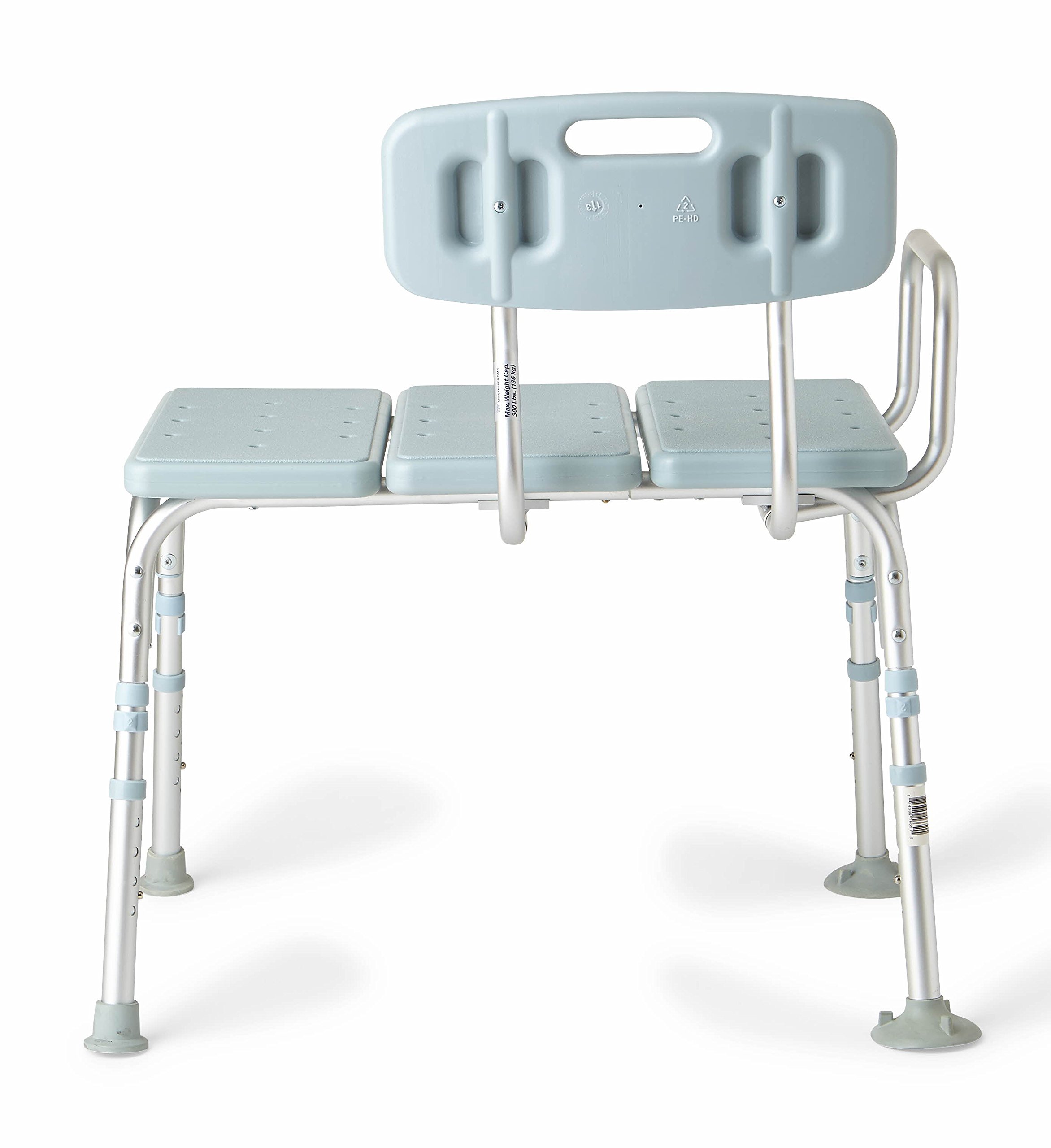 Medline Microban Medical Transfer Bench with Antimicrobial Protection