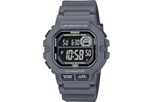 Casio AE-1600H Series | Black | 10-Year Battery | LED Illuminator | Digital Watch