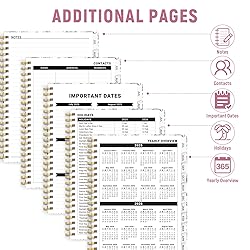 Planner 2025-2026, Monthly and Weekly Calendar