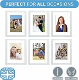 Clay Roberts 8x10 Picture Frame White Freestanding Wall Mountable 20x25 cm view 6