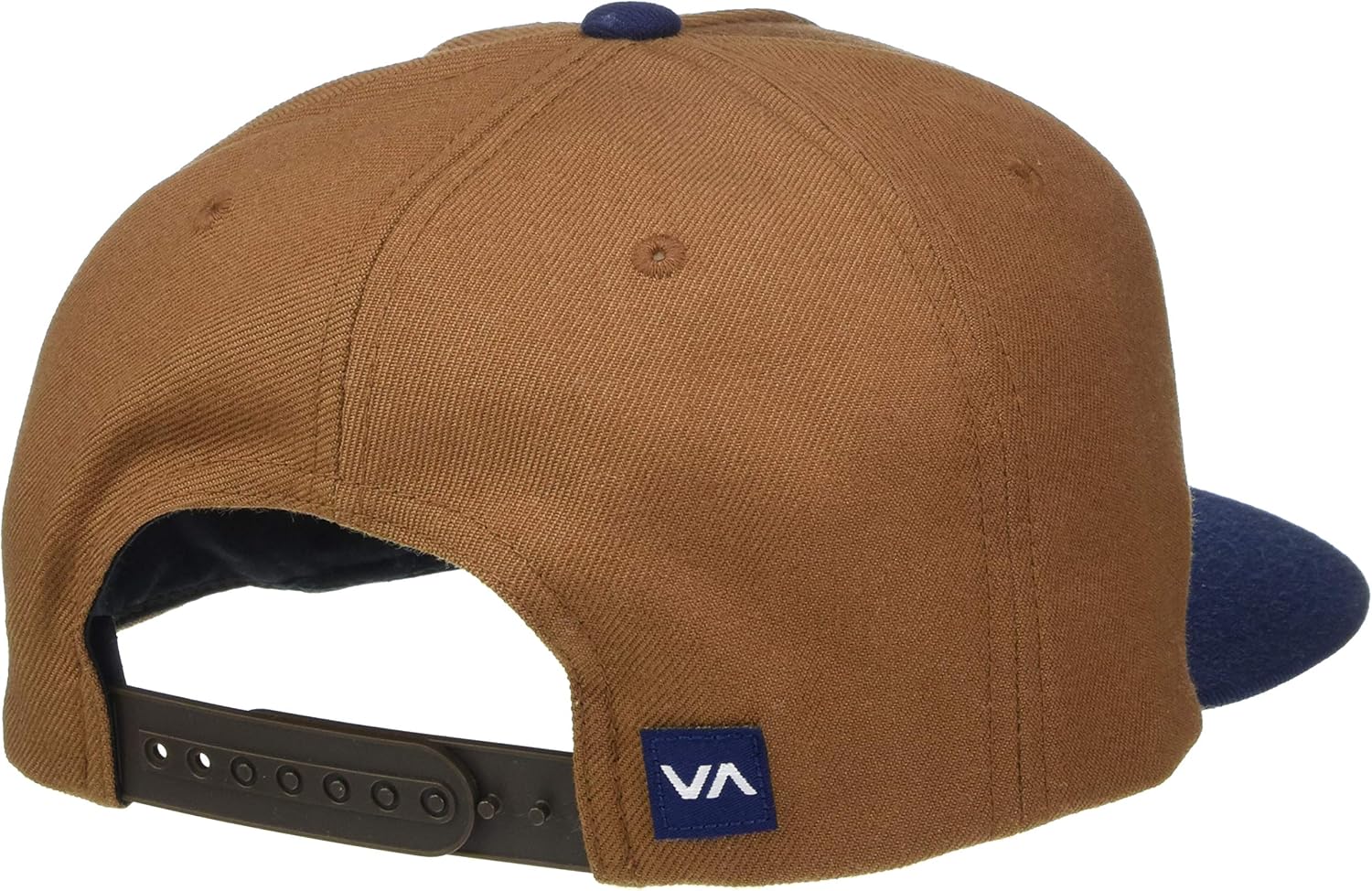 RVCA Commonwealth Snapback Hat Black 1SZ: Clothing
