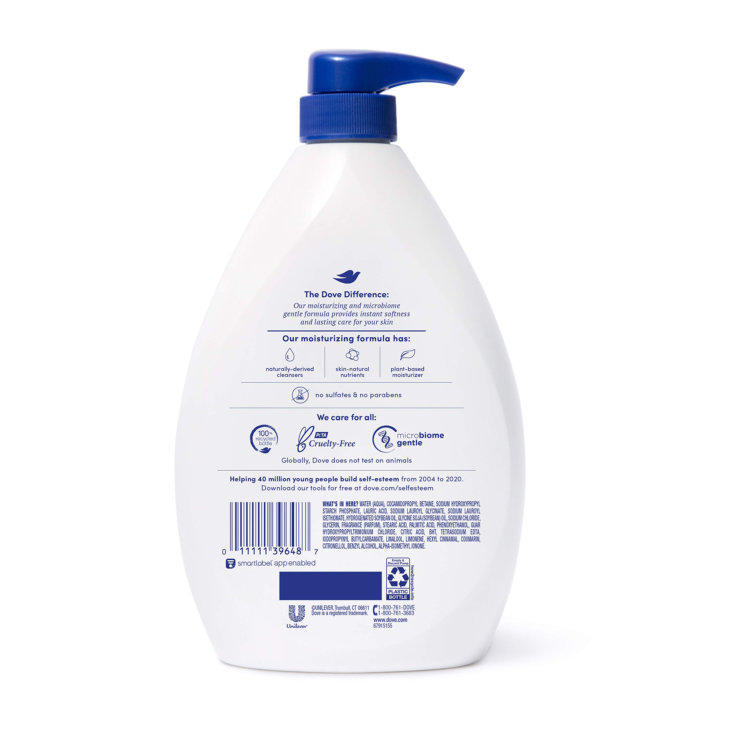 Dove Body Wash with Pump with Skin Natural Nourishers for