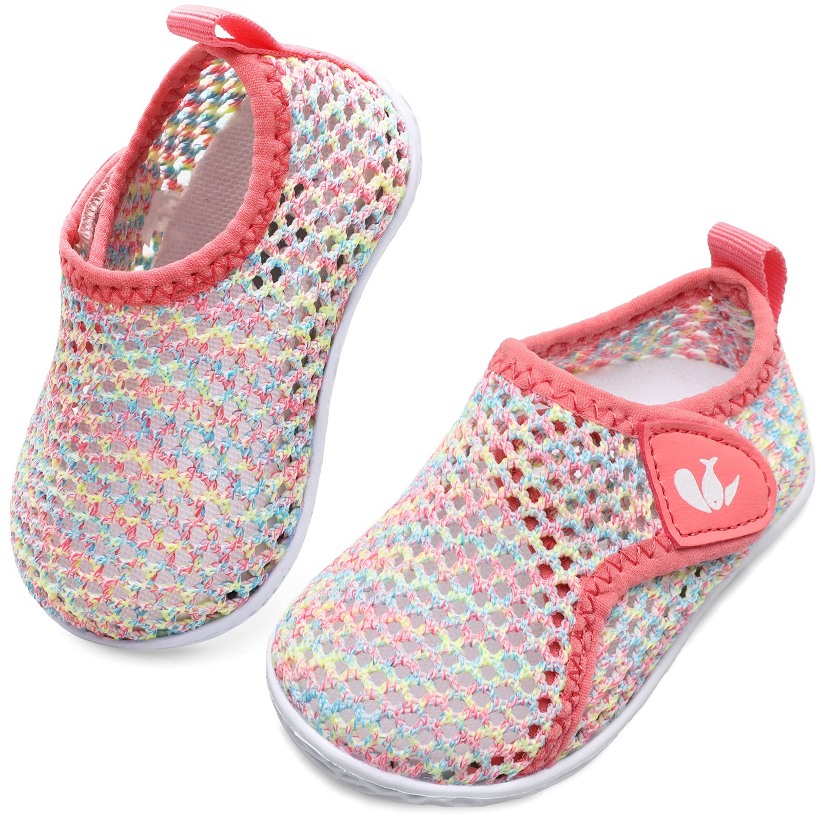 Photo 1 of JIASUQI Babys Girls Boys Comfort Walking Water Shoes for Outdoor Swimming River Mesh Colorful 6-12 Months