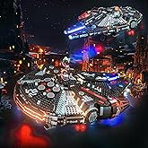 Brickshining LED Lighting Compatible with Lego The Dark Falcon 75389, Light Kit Compatible with Lego 75389, Giving Light to Model, NOT Included The Model Set(Classic Edition)
