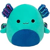 Squishmallows Original 8in Noelani the Teal Axolotl with Wings | Squishmallows Plush, Axolotl Toy, Stuffed Sealife Animal