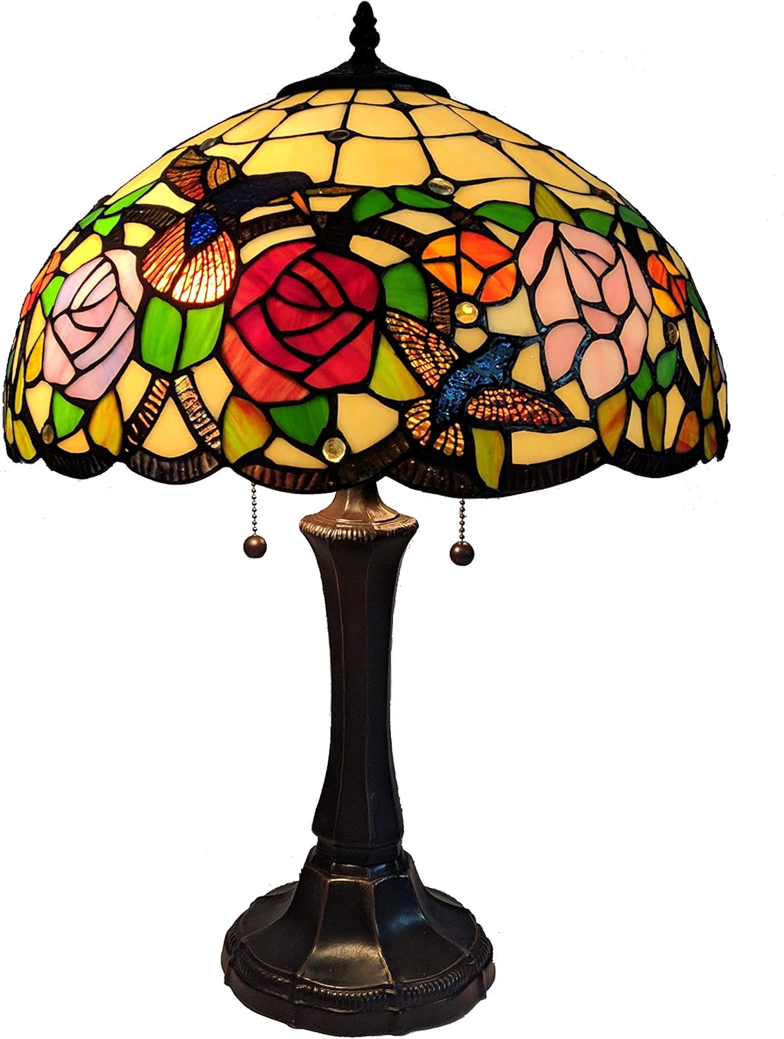 Best tiffany table lamp green