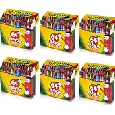 Crayola 6 Pack 64 Ct Crayons (52-0064), Assorted