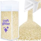 Hemway Glitter Shaker Champagne Gold 130g Microfine Glitter