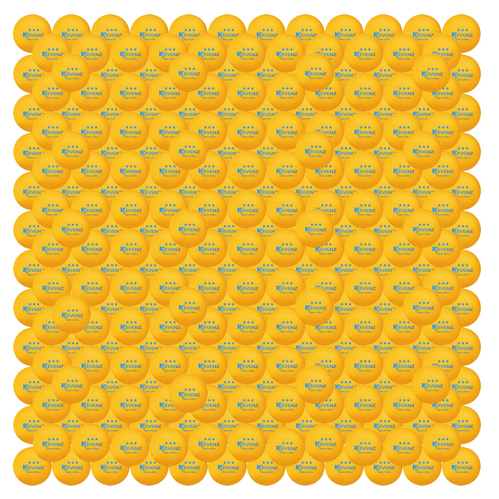 KEVENZ 1500-Pack 3 Star Ping Pong Balls,Advanced Table Tennis Ball,Bulk Outdoor Ping Pong Balls, Orange Image