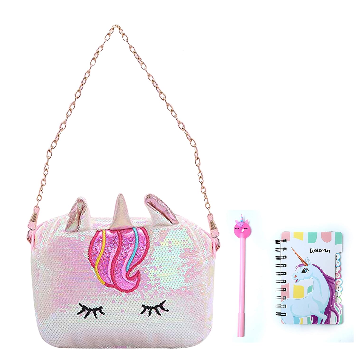 Buy Happile (Pack of 3) Unicorn Sling Bags/Unicorn Bags for Girls/Sling