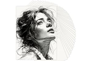 DONYANG 9" x 12" Sketch Paper, Art Paper Bulk, 65 Sheets (68lb/100gsm) Drawing Paper, Acid Free Artist Painting Writing Sketching Paper, School Easel Art Supplies for Kids Teens Students Adults Beginners
