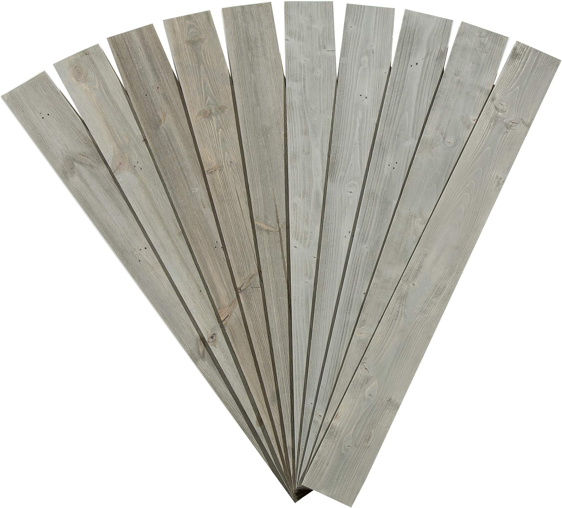 Rustic Grove Wood Planks (Mixed Gray-Light)