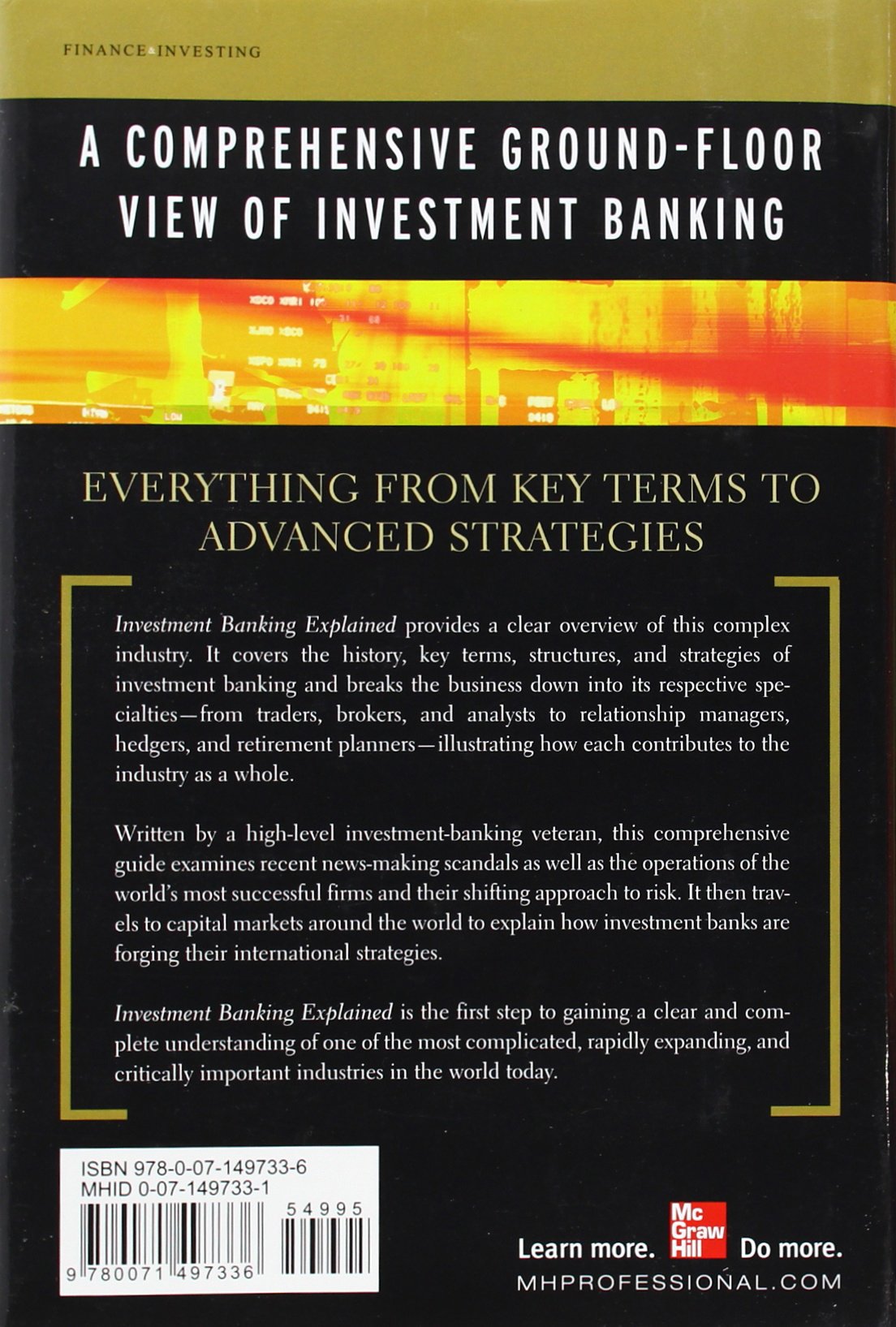 Buy Investment Banking Explained An Insider S Guide To The