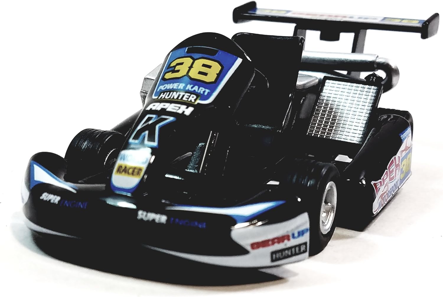 Kinsmart Black 38 Hunter Motorsport Turbo Go Kart 5