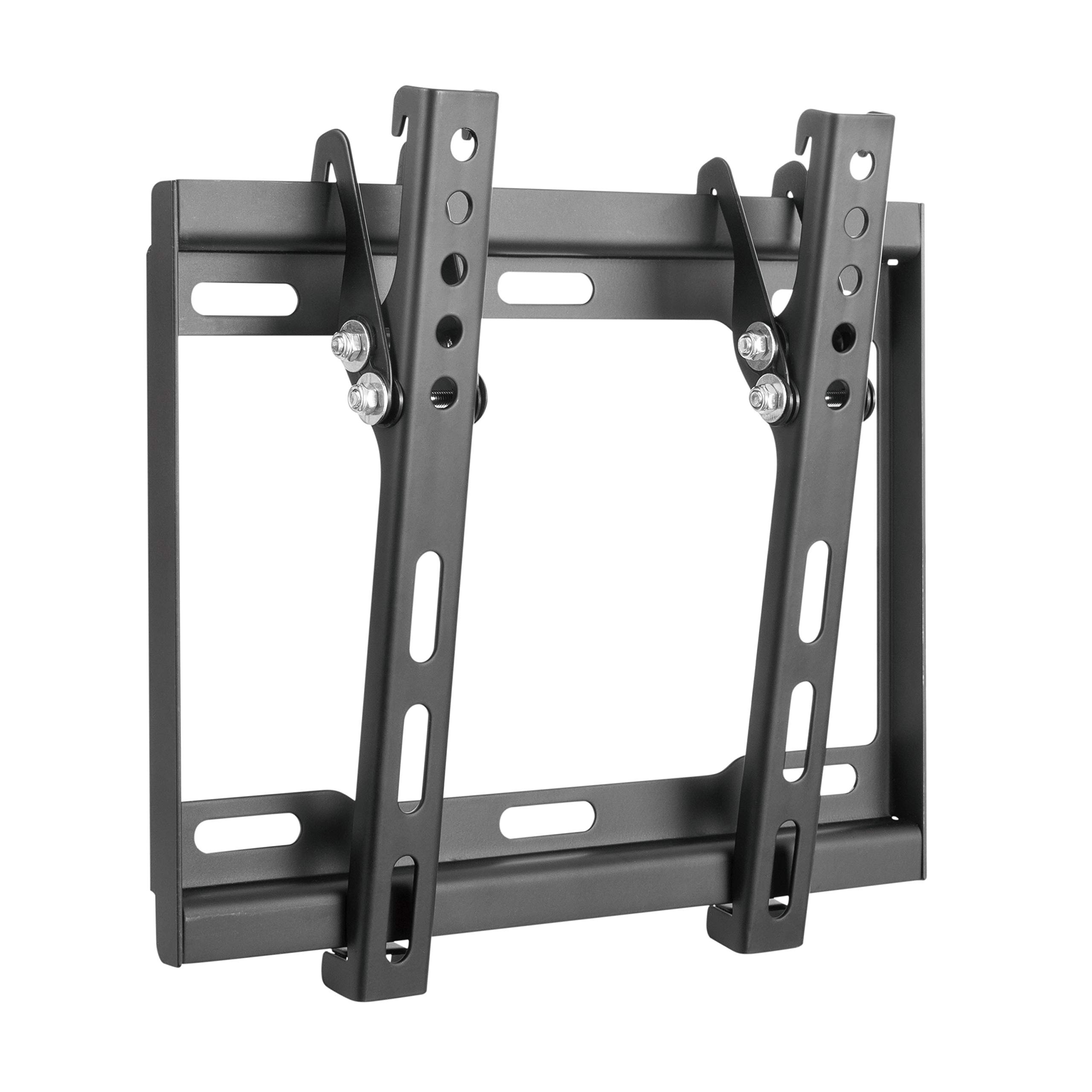 RICOO TV Wall Bracket Mount tilt and flat approx 23-42 Inch LED LCD OLED N0722 Screens Universal for VESA 100x100-200x200 Black