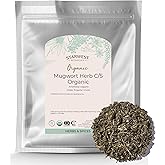 Starwest Botanicals Organic Mugwort Herb - Dried Loose Leaf Herb for Tea & Culinary Use, Natural Wellness Support for Women & Men, Cut & Sifted, Certified Kosher, Non-GMO - Bulk 1 lb Bag