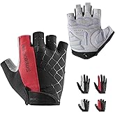 ROCKBROS Men's Cycling Gloves with SBR Pad, Anti-Slip, Breathable for Spring, Autumn Sports Riding
