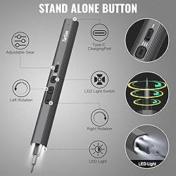 Precision Electric Screwdriver Set,160-in-1 Mini
