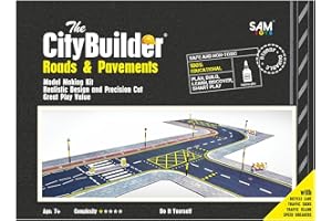 O Gauge 7mm 1:48 Scale Model Railroad Roads & PAVEMENTS Kit The CityBuilder