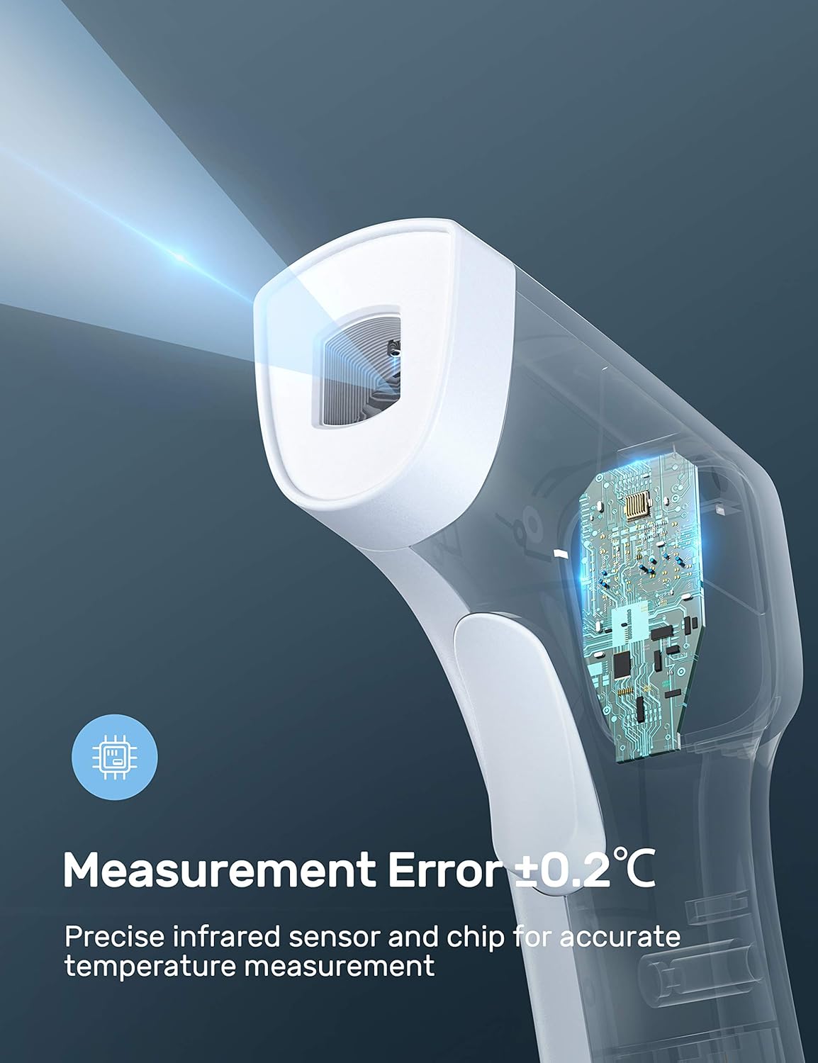 CocoBear baby digital thermometer, infrared thermometer, children and adults thermometer