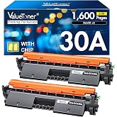 Valuetoner Compatible Toner Cartridge for HP 30A Black Toner Cartridge | 2-Black Replacement for LaserJet Pro MFP M203dw M227fdn M227fdw M203dn M203d M227sdn M227 M203 Printer