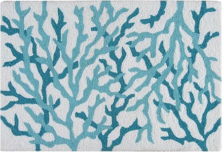 Amazon Com C F Home Cora Blue 2 X 3 Rug Coastal Theme Area Rugs Garden Outdoor