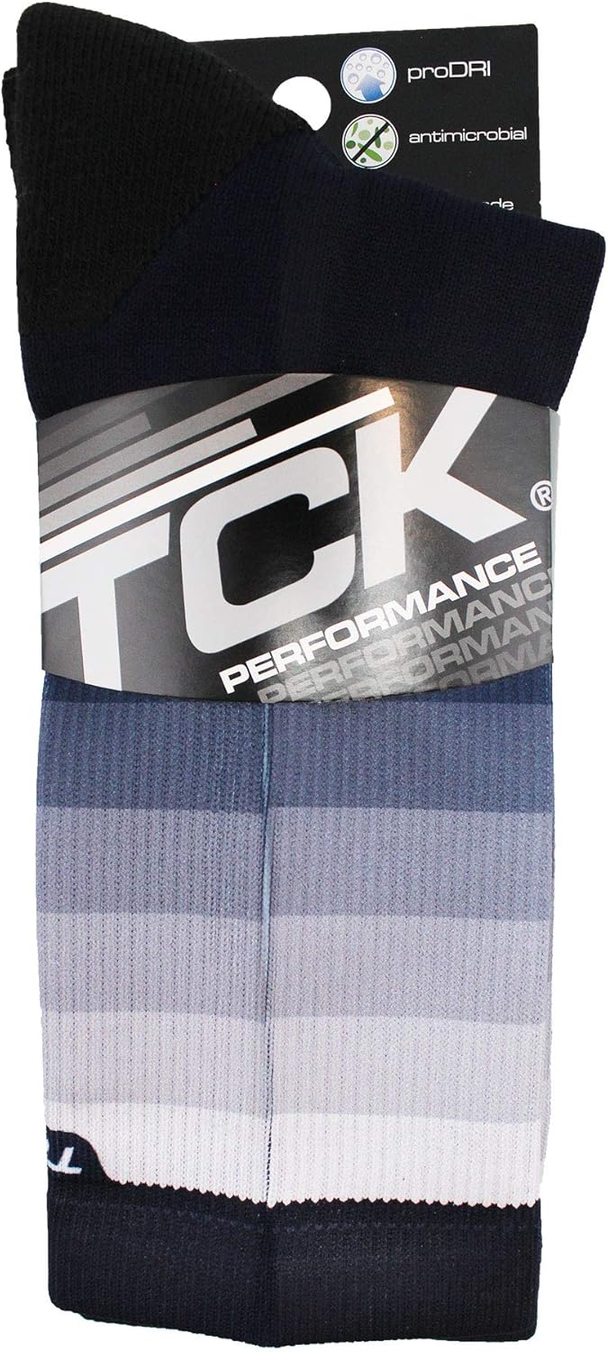 TCK Fade Sublimated Basketball Socks Crew Length Football Socks : Clothing