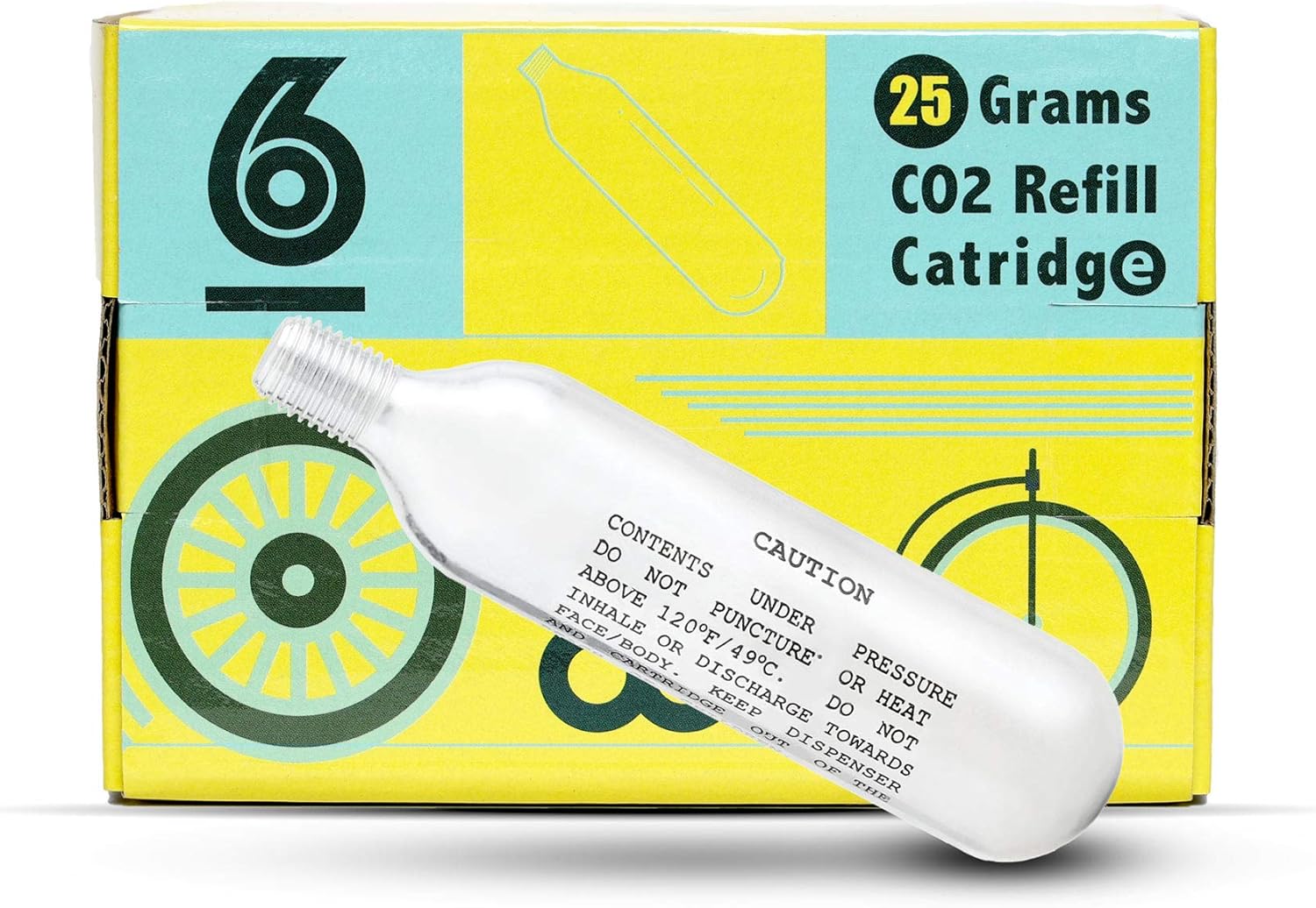 CO2 Inflator,CO2 Cartridges Bike Tire Bicycle CO2 Pump 2 In 1