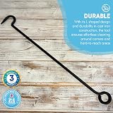 Thorness Cast Iron Log Roller Tool for Fireplace 50cm Long | Log Grabber view 5