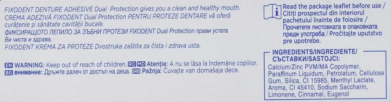 Fixodent Dual Protection Adhesive, 40g, 40 g (Pack of 1) - Image 4