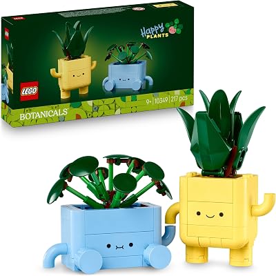 Botanicals Fröhliche Pflanzen - Spielzeug für Kinder mit 2 Kunstpflanzen, 2 bunten Blumentöpfen & austauschbaren Cartoon-Gesichtern - Geschenkidee für Mädchen ab 9 Jahren - 10349