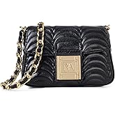 INYA NEW YORK JAY Vegan Leather Shoulder Clutch Purse Crossbody Designer Bag Small Evening Casual Party Work Women Handbag