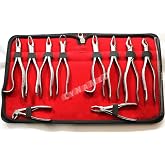 Set of 10 Each German Stainless Oral Dental Extraction EXTRACTING Forceps Dental Instruments CYNAMED Brand