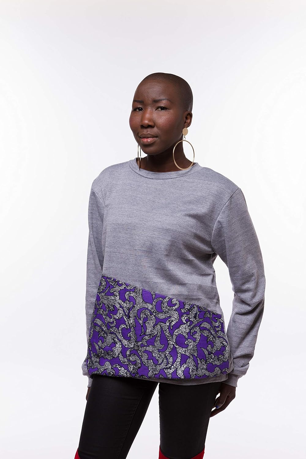african print sweatshirt