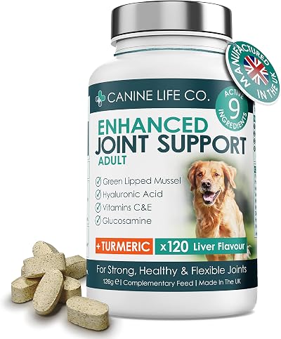 Canine Life Co Enhanced Hip & Joint Support for Dogs 120 Tablets UK