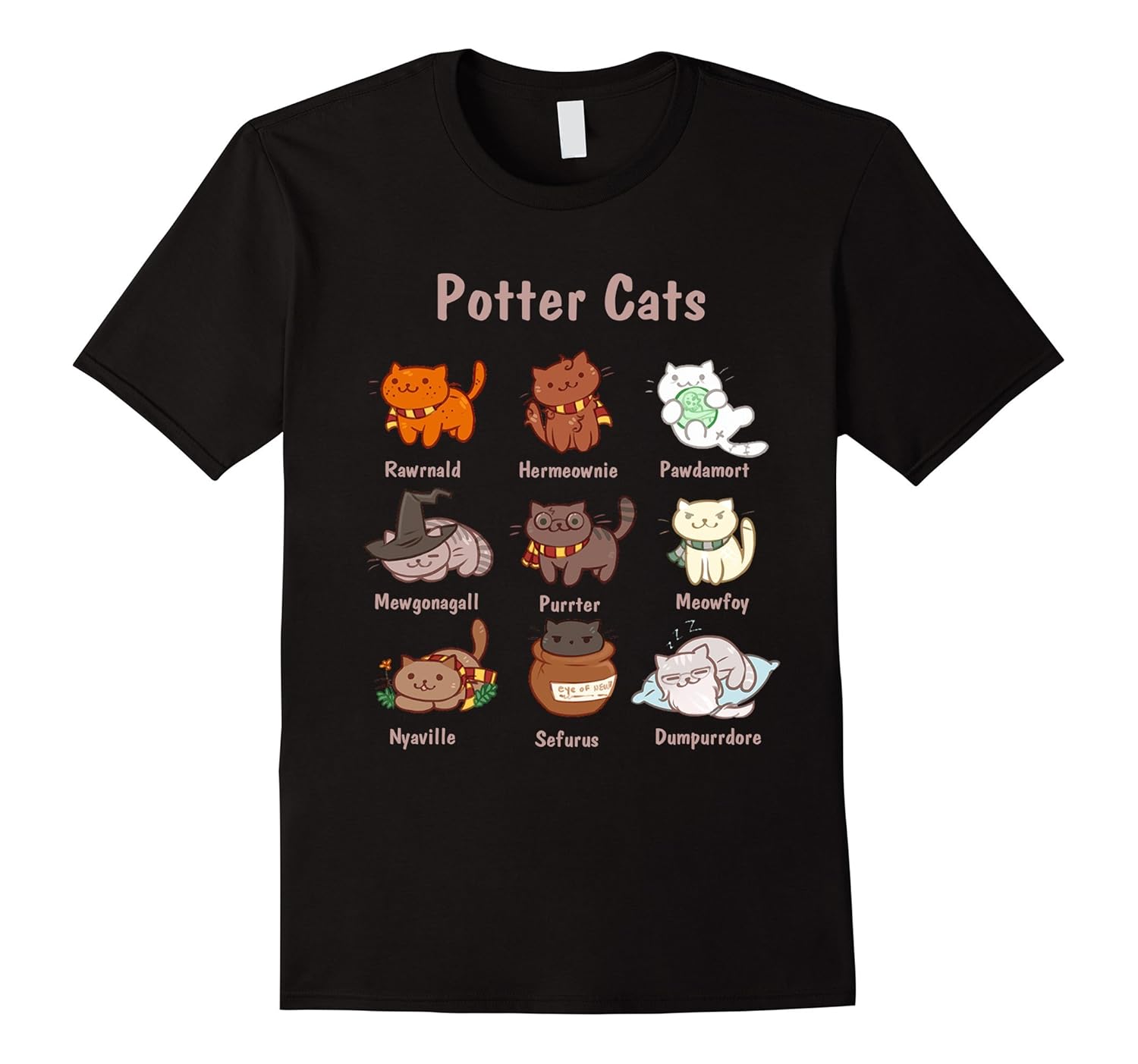 potter cats shirt