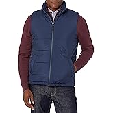 Amazon Essentials mens Mid-weight Puffer Vest